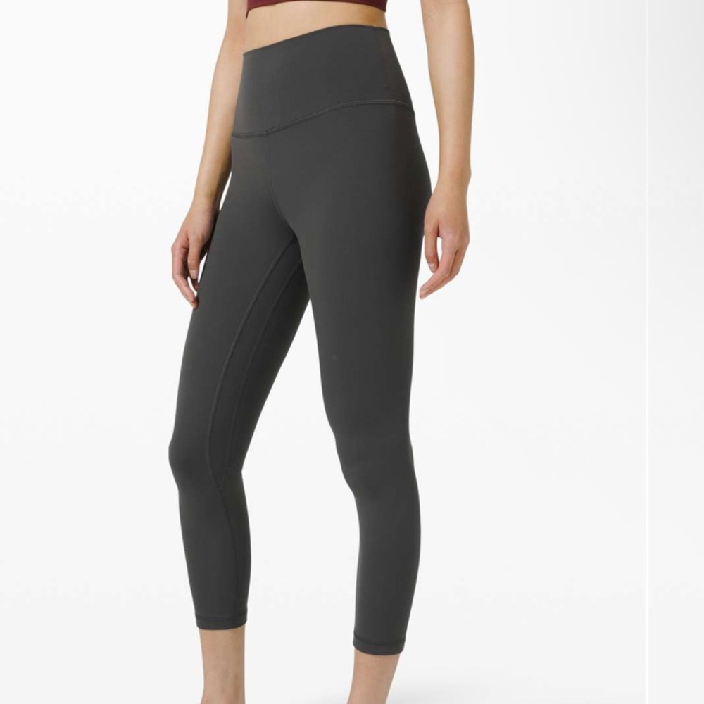 Lululemon Align Crop 21”Graphite Grey size 0